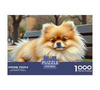 Chihuahua Puzzles 1000 Pièces pour Adultes Et Enfants Animal de Compagnie Chien Premium Quality Difficile Et Stimulant Activité Familiale Parfaite Jeu Relaxant 38x26cm/1000pcs