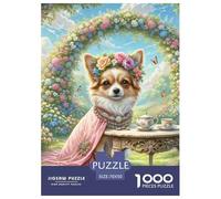 Chihuahua Puzzles De 1000 Pièces pour Adultes Chien Classiques Jeu Éducatif Défi Jouet, Art Adultes Enfants 70x50cm/1000pcs