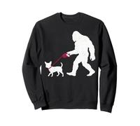 Chihuahua rétro Bigfoot promeneur drôle Sasquatch Sweatshirt