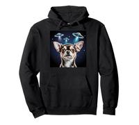 Chihuahua Selfie avec des OVNIS étrangers drôle Chihuahua Sweat à Capuche