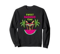 Chihuahua Sweet Summer Time Illustration Graphic Designs Sweatshirt