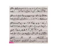 Chiic Clear Stamps, Plage de Tampons en Silicone Joint Transparent pour DIY Scrapbook Gaufrage Album Décor Craft - Partition Musicale