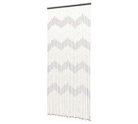 ChiicCluttr Rideau de Porte Perles Bambou, Rideau de Porte Bois Naturel, Rideau de séparation pièce, 31 Lignes, 0,9x2,2m, pour Salon, Balcon, Bureau, Cuisine, Maison, Suspendu, Ouverture de Porte