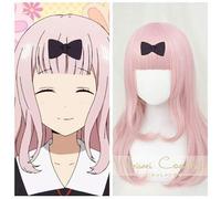 Chika Fujiwara perruque rose Cosplay Kaguya-sama: l'amour est la guerre Kaguya-sama wa Kokurasetai: Tensai-tachi no Renai Zunousen perruque Cosplay perruque uniquement