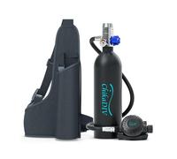 CHIKADIV Mini Bouteille Plongée 0.5L Portable - Bloc Oxygène Certifié DOT/CE 5-10 Min Secours Snorkeling Pony