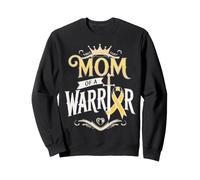 Chikdhood Cancer Mom of a Warrior Ruban pour Enfants Sweatshirt