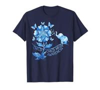 Child Abuse Awareness Ruban tournesol bleu clair éléphant T-Shirt