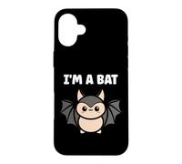 Child Animals Bats Cute Bird Minimalist Funny I'm a Bat Coque pour iPhone 16 Plus
