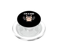 Child Animals Bats Cute Bird Minimalist Funny I'm a Bat PopSockets PopGrip pour MagSafe
