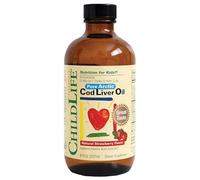 Child Life's Huile de foie de morue arctique pure, arôme naturel de fraise, 237 ml