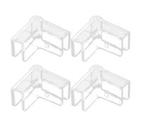 Child Proof Edge Protectors - Clear U-Form Cushion Pads for Corners | Set of 4 Absorbers Soft impect for Home Furniture, Aquarium Rims, Office Desks, Dining Tables, Reduces Injury Risk for Babies