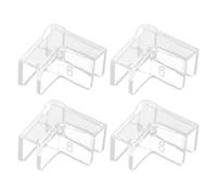 Child Proof Edge Protectors - Clear U-Form Cushion Pads for Corners | Set of 4 Absorbers Soft impect for Home Furniture, Aquarium Rims, Office Desks, Dining Tables, Reduces Injury Risk for Babies