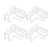 Child Proof Edge Protectors - Clear U-Form Cushion Pads for Corners | Set of 4 Absorbers Soft impect for Home Furniture, Aquarium Rims, Office Desks, Dining Tables, Reduces Injury Risk for Babies