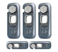 Child Proof Refrigerator Lock, 5X Kid Safety Drawers Locks, Baby-Proof Cabinet Locks, Childproof Kitchen Drawer Locks, Adhesive Child Safety Fridge Locks for Drawers, Refrigerators, Cabinets