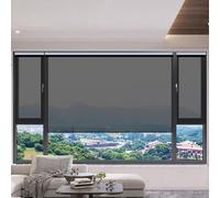 Child-Safe Cordless Spring Roller Shade - Pull & Pause at Any Height Pet-Friendly No Strings Design for Kitchens/Kids' Rooms, Stays Securely in Place Without Cords