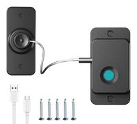 Child Safety Cupboard With Fingerprints,Fridge Lock For Children,Window Opening Limiter,Child Safety Drawer Lock,For Home And Office Security (Black)