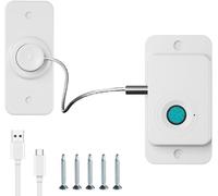 Child Safety Cupboard With Fingerprints,Fridge Lock For Children,Window Opening Limiter,Child Safety Drawer Lock,For Home And Office Security (White)