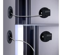 Child Safety Fridge Door Lock With 4 Digit Code Child Combination Locks For Cupboards Cabinets Fridges Freezers (2 Pieces)