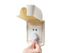 Child Safety Guard - Outlet Plug Protector for Home | Abs with Adhesive Backing, Shock Prevention Cover, Kitchen, Nursery Bedroom, Fireplace, Apartment, Living Room