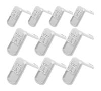 Child Safety Lock, 10X Cabinet Door Locks Set, Removable Baby Proofing Latches, Sturdy and Secure Furniture Protection, Easy Installation Design, (White 10PCS), For Kitchen Drawers Closet Bathroom