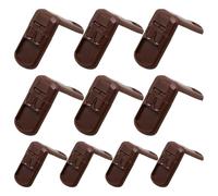 Child Safety Lock, 10X Children Proof Cabinet Door Locks, Removable Secure Sturdy Kids Proofing Baby Stuff for Furniture Kitchen Ovens Drawers Cabinets Fridge Closet Bathroom