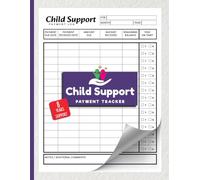 Child Support Payment Tracker: Monthly Child Custody Pay Allowance Record Logbook for Single Parents & Co-Parents | for up to 8 Years, 100 Pages