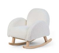 Childhome Chaise à bascule Teddy pour enfant Blanc