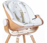 Childhome Coussin Réducteur de Naissance; Compatible Transat Naissance Evolu Newborn Seat; 100 pourcent Coton; Harnais de sécurité 5 points; Confortable; Ergonomique; Motif Gold Hearts CHEVOSCNBJOH