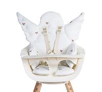 Childhome, Coussin Réducteur Universel Compatible Chaise Haute, Transat, Siège Auto, Poussette, Ouvertures pour Passer Harnais de Sécurité, 100% Coton, gold heart