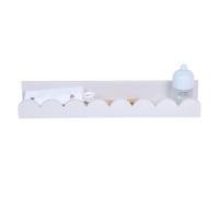 CHILDHOME Étagère Murale Biscuit Dreams - Format Compact 50x7x9 cm - Rangement Décoratif pour Chambre Bébé ou Enfant - Coloris Cosy Clay Naturel - Installation Facile et Stable