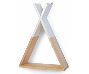 Childhome - Étagère murale Tipi Naturel/Blanc