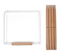 CHILDHOME Evolu Extra Set De Pieds Longues + Repose Pieds Bois Blanc Naturel Brun G