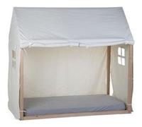 CHILDHOME Housse Cadre De Lit Cabane 70x140cm Blanc Blanc G