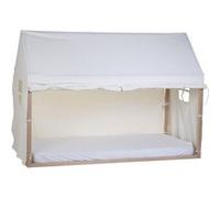 CHILDHOME Housse Cadre De Lit Cabane 90x200cm Blanc Blanc G