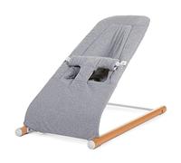 CHILDHOME, Housse Compatible pour Transat Bébé Evolux, 100% Coton, Facile à enfiler, Doux, Agréable au toucher, Couleur Gris