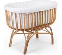 CHILDHOME Housse de berceau en rotin 95x65x33 cm Blanc cassé