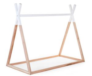 Childhome - Lit enfant Tipi 70 x 140 cm Naturel/Blanc