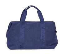 CHILDHOME, Mommy Bag 58 L, Sac à Langer Effet Daim, Indigo | 58 L, Effet daim, Tapis à langer, Pochette isotherme, Bandoulière, Multiples poches, Passage trolley, Sac maternité