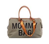 Childhome Mommy Bag Kaki XXL - Nombreux compartiments de rangement, Utilisable comme sac à main ou sac à bandoulière, Tapis à langer inclus
