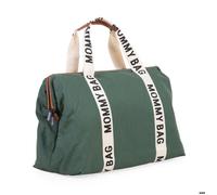 Childhome Sac à langer Mommy Bag – Grande contenance, tapis à langer, poche isotherme – Vert