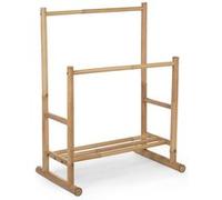 CHILDHOME Porte-vêtements sur pied en bambou 84x55x110 cm Brun G