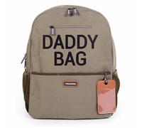 Childhome - Sac à dos à langer Daddy Bag 35 l, dos mesh respirant, matelas pliable - Kaki
