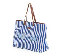 Childhome - Sac à langer Family Bag - Rayures Bleu Electrique /Bleu Clair