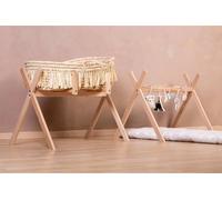 CHILDHOME Support Tipi pour panier de Moïse Play & Gym Naturel