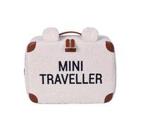 CHILDHOME, Valise Enfant, W nd, Format Cabine, Compact, Solide, Anse pour transport, Etiquette Nom, Design, Matière Douce, Mini Traveller, Teddy Ecru