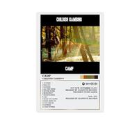 Childish Gambino Album « Camp » - Impression sur toile - Décoration murale pour salon, chambre à coucher - 20 x 30 cm