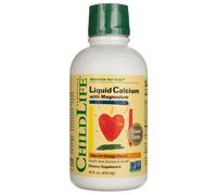 ChildLife Liquid Calcium with Magnesium, Natural Orange Flavor - 473 ml