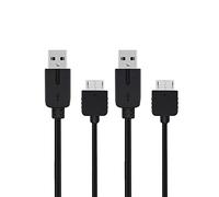 CHILDMORY 2pcs Câble de Chargeur USB 1.2 M / 3.9FT pour Cordon de Charge de Transfert de Données PS Vita PS Vita 1000