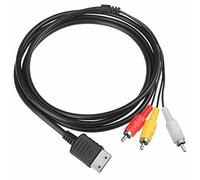 CHILDMORY 5.9ft câble de 1.8m 3RCA Audio Vidéo AV pour Dreamcast DC console