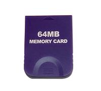 CHILDMORY 64M Memory Card for Wii NGC Gamecube Console Purple